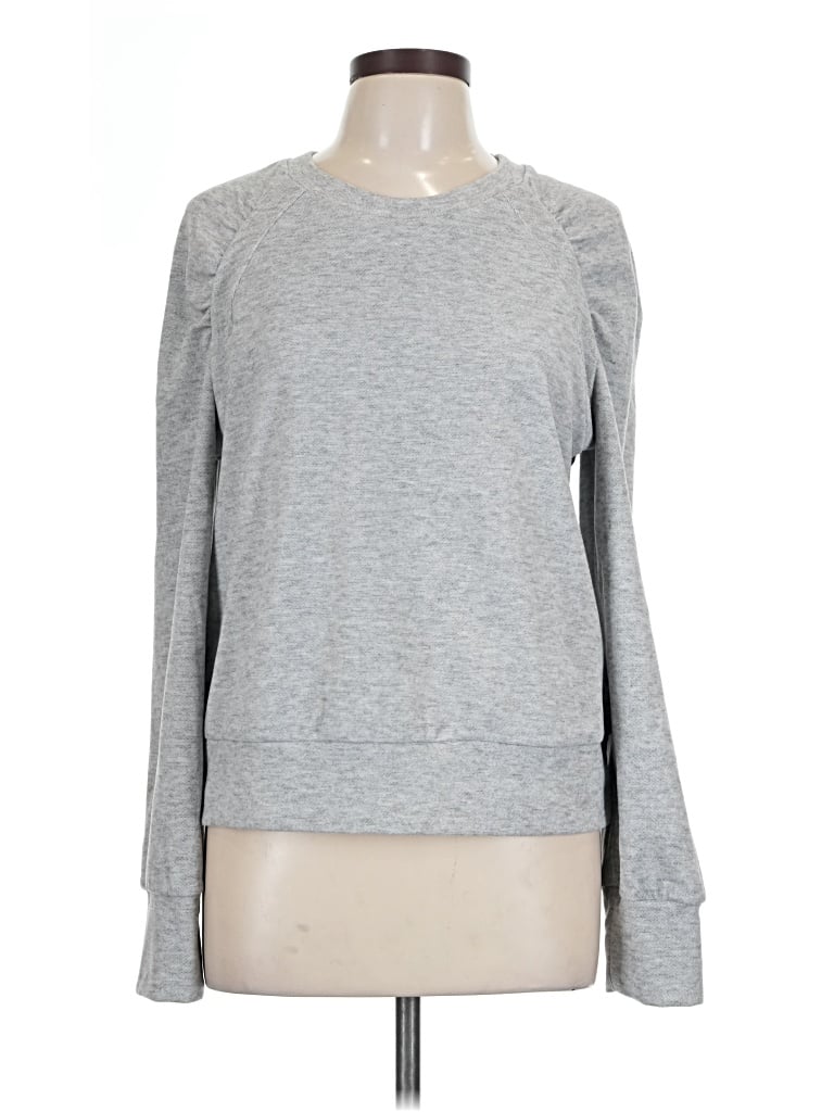 Pre-owned Evereve Sweatshirt In Gray