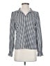 Unbranded 100% Polyester Houndstooth Black Long Sleeve Blouse Size S - photo 1