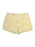 J.Crew Solid Yellow Cargo Shorts Size 6 - photo 1