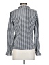 Unbranded 100% Polyester Houndstooth Black Long Sleeve Blouse Size S - photo 2
