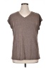 Automet Brown Short Sleeve Top Size XL - photo 1