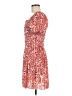 H&M 100% Polyester Print Red Cocktail Dress Size M - photo 5