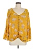Billabong 100% Rayon Yellow 3/4 Sleeve Blouse Size M - photo 1