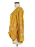 Billabong 100% Rayon Yellow 3/4 Sleeve Blouse Size M - photo 5