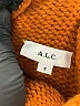 A.L.C. Color Block Orange Turtleneck Sweater Size S - photo 7