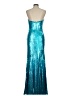 Jovani Teal Cocktail Dress Size 6 - photo 2