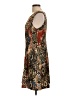 Connected Apparel Print Brown Cocktail Dress Size 10 - photo 5