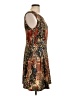 Connected Apparel Print Brown Cocktail Dress Size 10 - photo 4