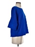 Express 100% Polyester Blue 3/4 Sleeve Blouse Size S - photo 4