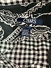 Chaps 100% Cotton Houndstooth Gray 3/4 Sleeve Button-Down Shirt Size XL - photo 7