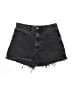 Zara Black Denim Shorts Size 6 - photo 1