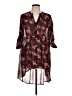Torrid Burgundy 3/4 Sleeve Blouse Size Lg Plus (0) - photo 1