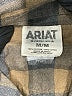 Ariat 100% Cotton Plaid Brown Long Sleeve Button-Down Shirt Size M - photo 7