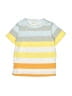 First Impressions Stripes Yellow Short Sleeve T-Shirt Size 6-9 mo - photo 1