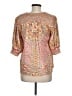 Hale Bob Pink 3/4 Sleeve Blouse Size M - photo 2