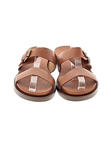 Madewell The Dee Double-Strap Slide Sandal in Leather (view 2)
