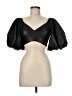 Aje. Black Short Sleeve Top Size 6 - photo 1
