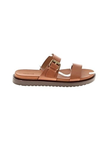 Madewell The Dee Double-Strap Slide Sandal in Leather (view 1)