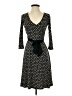 Lily Polka Dots Black Casual Dress Size P (petite) - photo 1