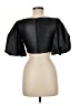 Aje. Black Short Sleeve Top Size 6 - photo 2