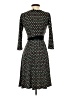 Lily Polka Dots Black Casual Dress Size P (petite) - photo 2