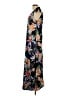 Lulus 100% Polyester Tropical Black Casual Dress Size L - photo 5