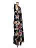 Lulus 100% Polyester Tropical Black Casual Dress Size L - photo 4