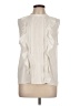 Ann Taylor Ivory Sleeveless Blouse Size L - photo 1