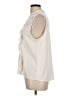 Ann Taylor Ivory Sleeveless Blouse Size L - photo 5
