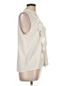 Ann Taylor Ivory Sleeveless Blouse Size L - photo 4