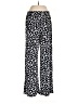 IMAN Polka Dots Black Casual Pants Size M (petite) - photo 1