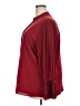 Chico's 100% Polyester Burgundy Long Sleeve Blouse Size XXL (4) - photo 5