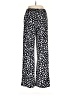 IMAN Polka Dots Black Casual Pants Size M (petite) - photo 2