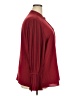 Chico's 100% Polyester Burgundy Long Sleeve Blouse Size XXL (4) - photo 4