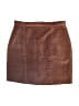 Assorted Brands 100% Leather Solid Brown Leather Skirt Size 11 - photo 1