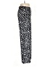 IMAN Polka Dots Black Casual Pants Size M (petite) - photo 4