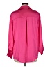Zara Pink 3/4 Sleeve Button-Down Shirt Size M - photo 2