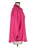 Zara Pink 3/4 Sleeve Button-Down Shirt Size M - photo 4