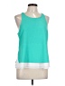 Cooper & Ella 100% Polyester Teal Sleeveless Blouse Size Lg (3) - photo 1
