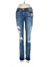 7 For All Mankind Hearts Blue Jeans Size 26 waist - photo 1