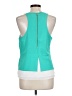 Cooper & Ella 100% Polyester Teal Sleeveless Blouse Size Lg (3) - photo 2