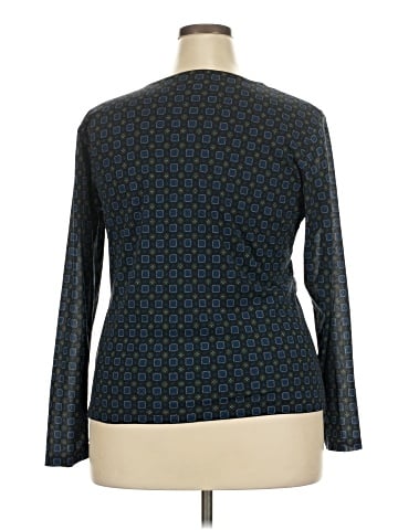 Evan Picone Long Sleeve Blouse (view 2)