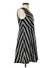 Elle Stripes Black Casual Dress Size 2 - photo 4
