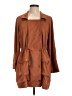 Miss Me 100% Polyester Brown Trenchcoat Size L - photo 1