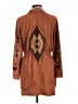 Miss Me 100% Polyester Brown Trenchcoat Size L - photo 2