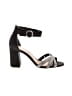 Nina Black Sandals Size 5 1/2 - photo 1