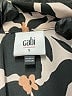 CAbi Print Tan Short Sleeve Blouse Size S - photo 7