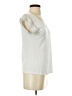 New Directions White Short Sleeve Top Size S - photo 4