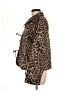 Let Me Be 100% Cotton Animal Print Brown Jacket Size M - photo 5