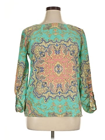 Jennifer & Grace 3/4 Sleeve Blouse (view 1)